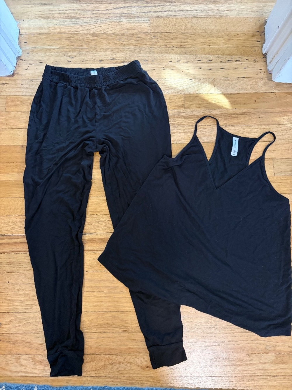 Athleta Nighttime Bliss Matching Sleep Set In Black